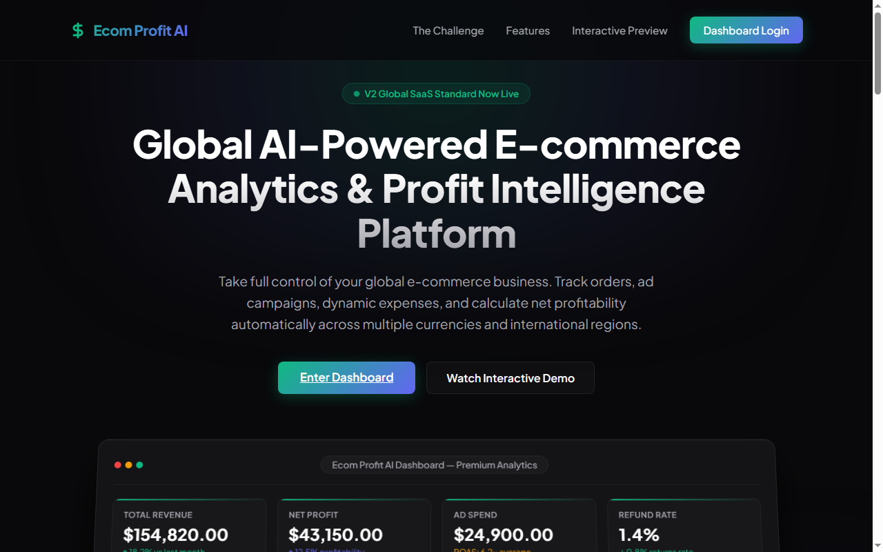 Ecom Profit AI Platform