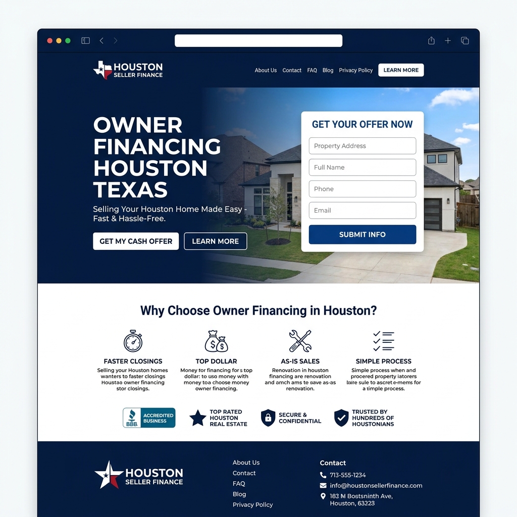 Houston Seller Finance Website